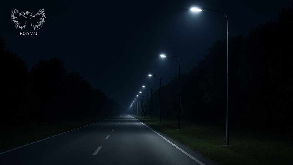 تست کلید زنی چراغ‌های خیابانی و پروژکتور LED