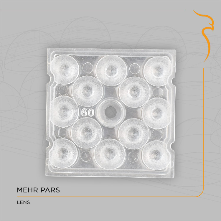 لنز 60 درجه ( فاق دار ) – پروژکتوری و کارگاهی